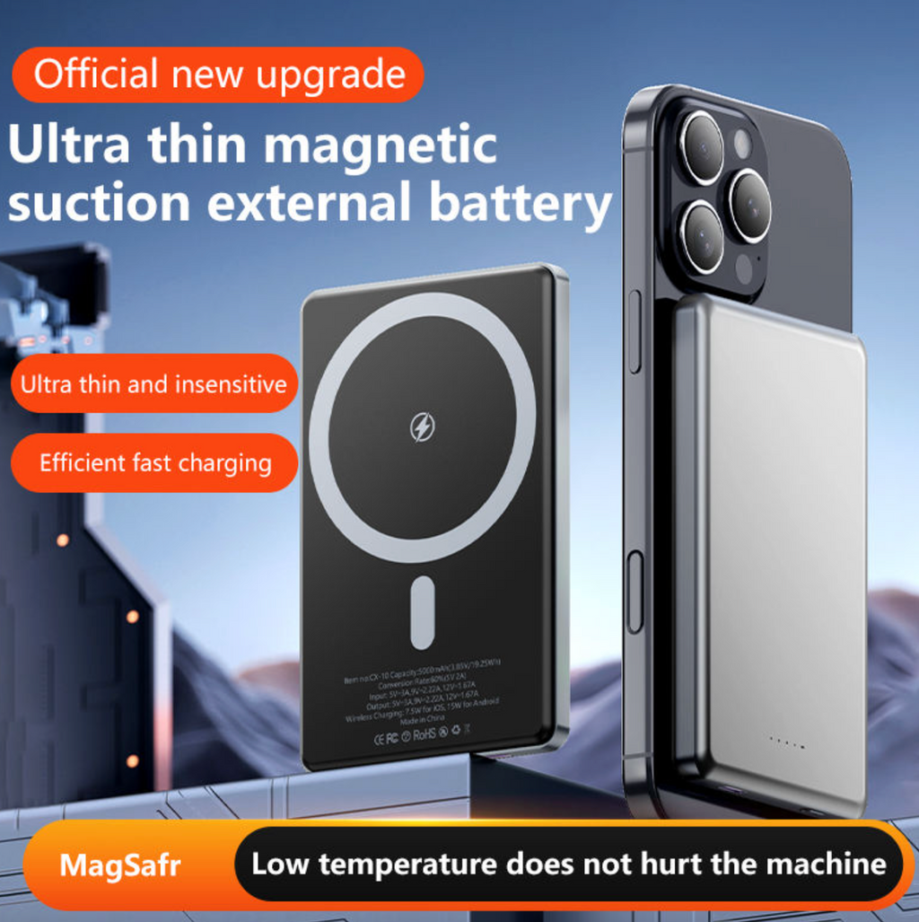 Ultra-Thin Magnetic Power Bank