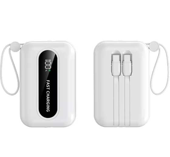 Built-in Cable Bidirectional Power Bank